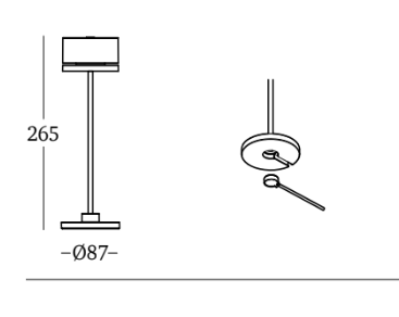 Duplo LED Cordless Table Lamp