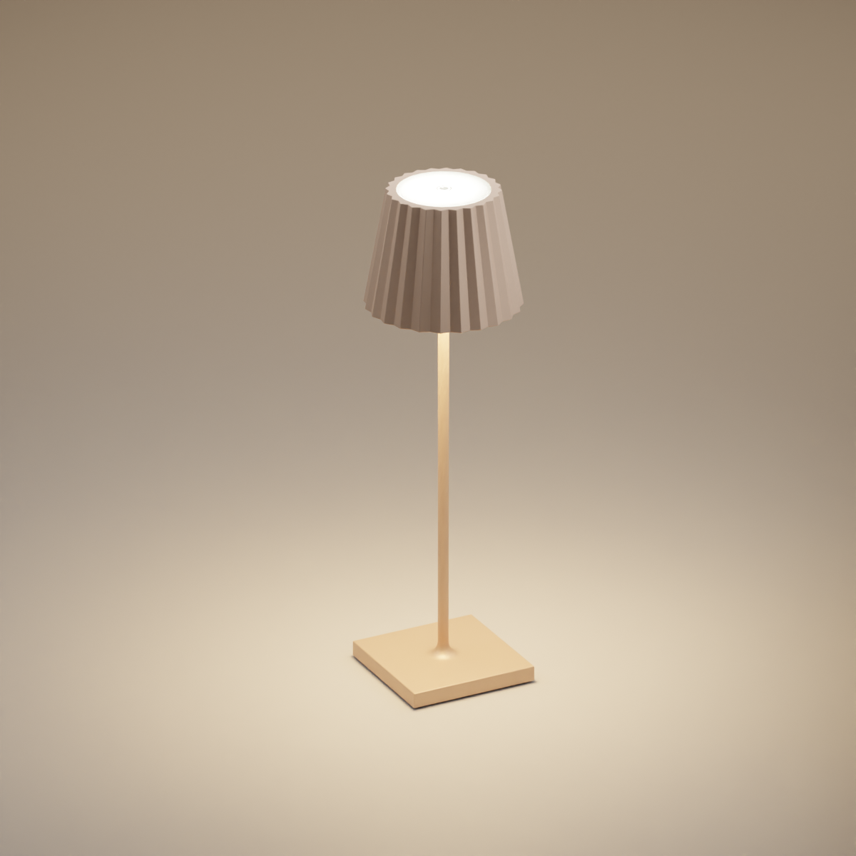 Plisse Luxurious Cordless Table Lamp