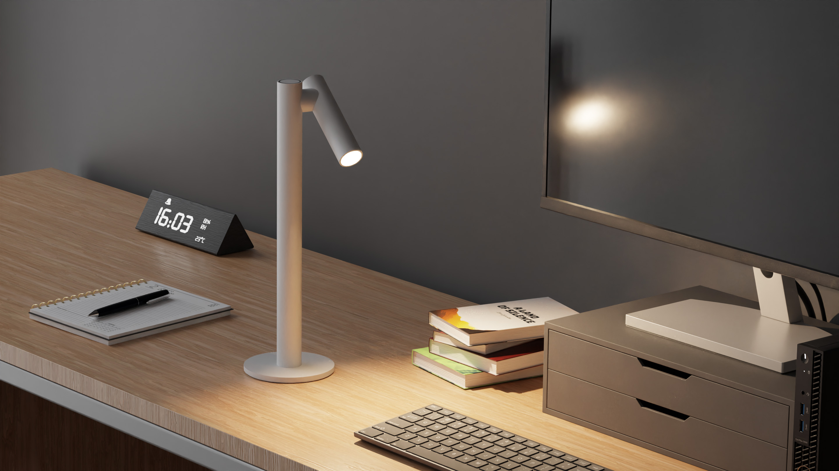 Zoom LED Cordless Desk Lamp for Sale UBIQUA Lighting