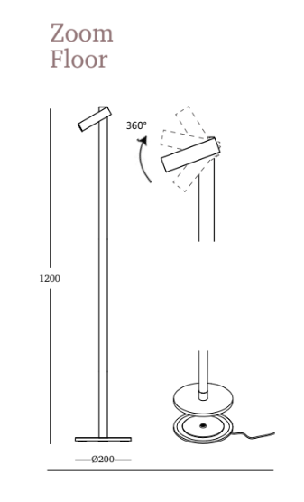 Zoom LED Cordless Floor Lamp & Torch